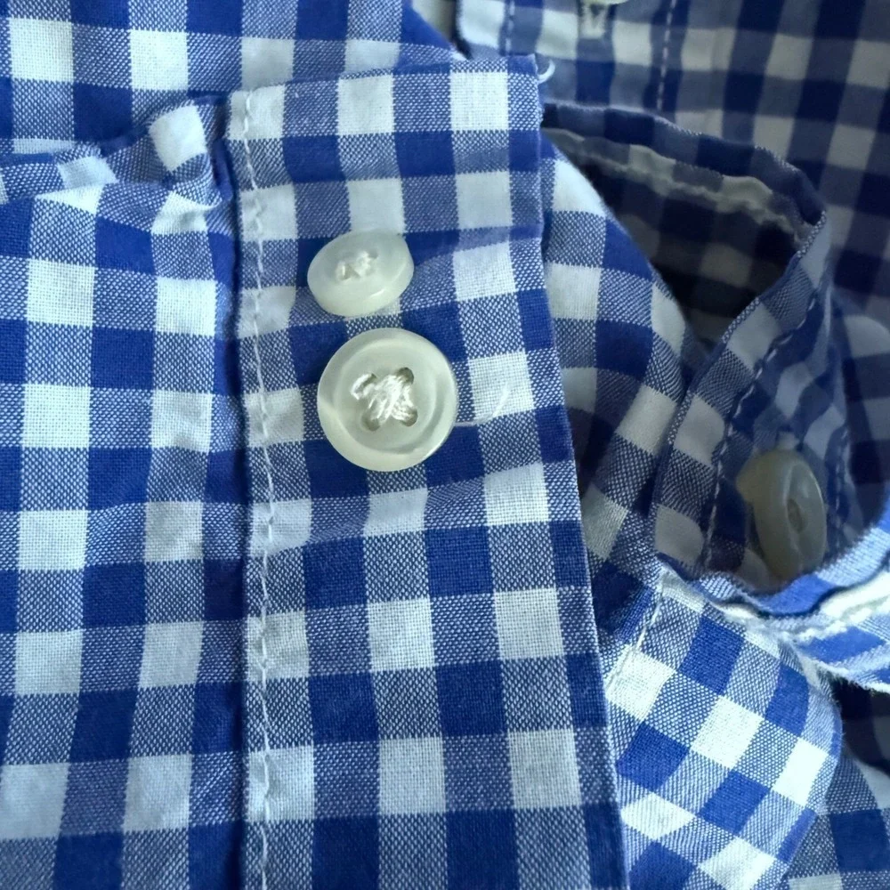 Ralph Lauren Boy  Button Down Shirt Gingham Check Long Sleeve Kids Size M‎ 10-12 - Picture 5 of 5